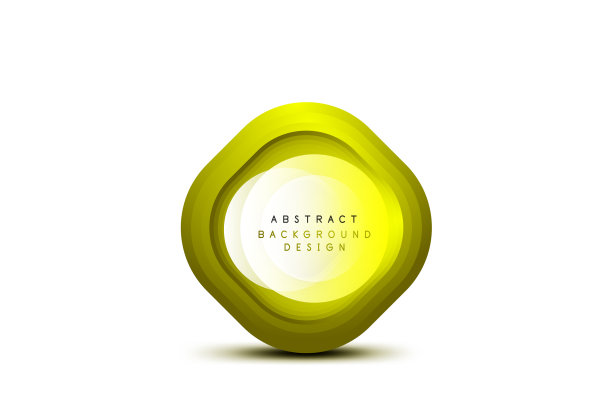 方形几何横幅与3d平滑混合图片下载