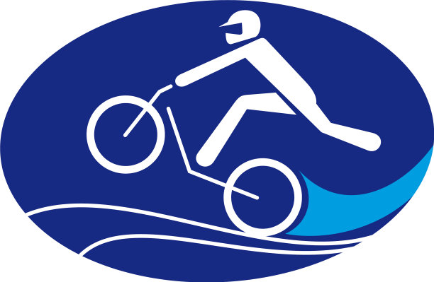 骑山地车的人极限运动图片下载