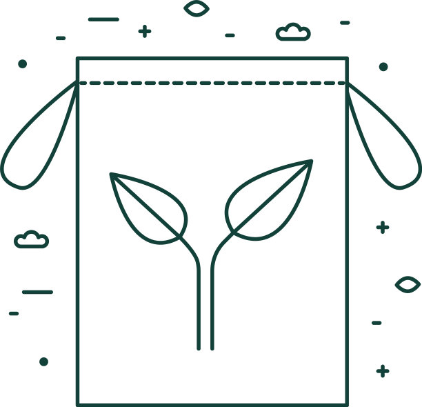 环保购物袋图标在线艺术图片下载