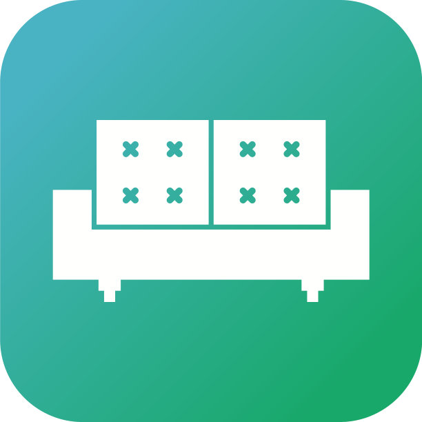 漂亮的床字形图标图片下载