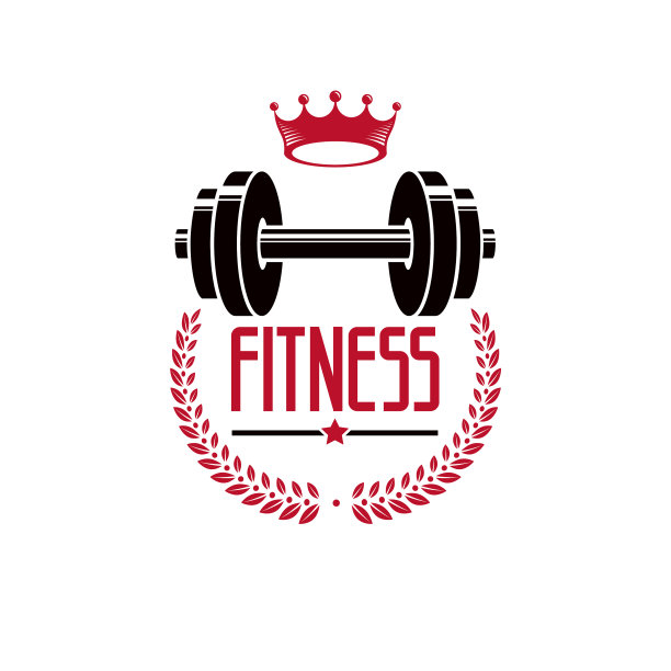 健身举重馆招牌式运动图片下载