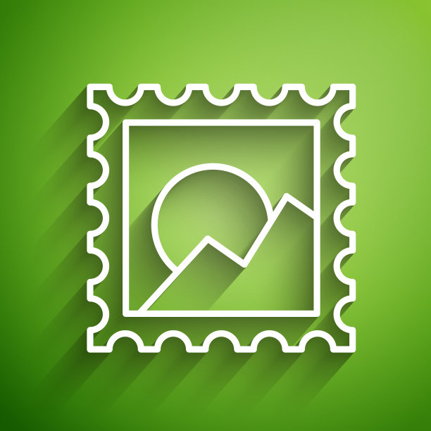 白线图片风景图标孤立上图片下载