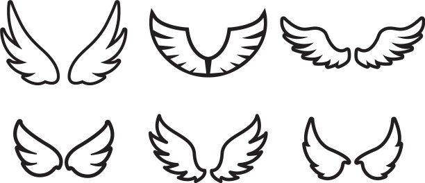 设置翼图标设计模板图片下载