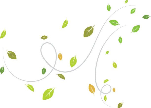 落叶和弯风设计图片下载