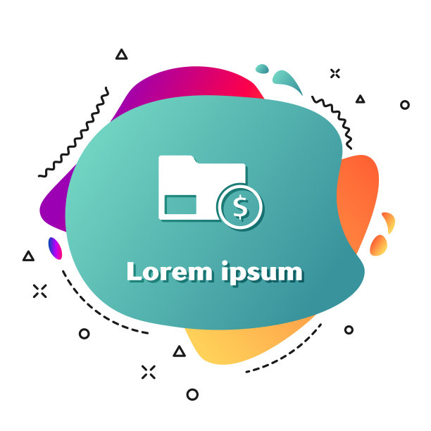 白色信封与硬币美元符号图标图片下载