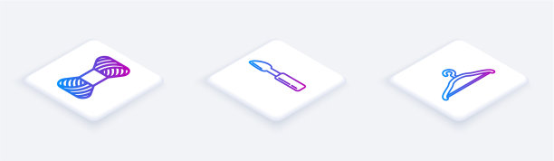 在线轴切刀上设置等距线缝纫线图片下载