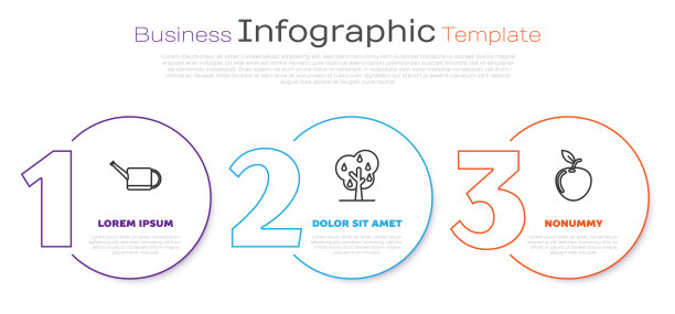 设置有梨和苹果的浇罐树图片下载