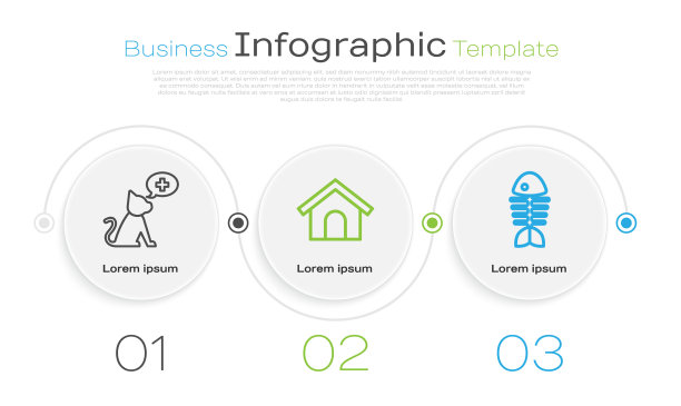 设行兽医诊所和狗舍标志图片下载