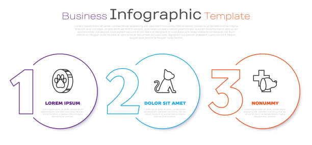设行爪印猫和兽医诊所图片下载