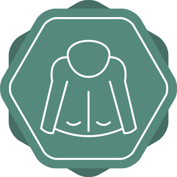 漂亮的夹克线条图标图片下载