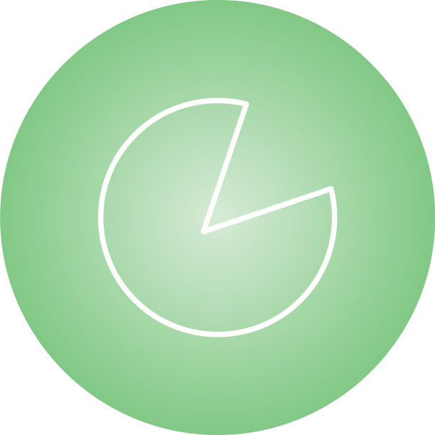 漂亮的饼图线图标图片下载