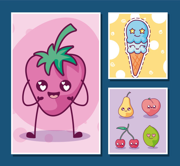 卡哇伊卡通图标设置内框图片下载