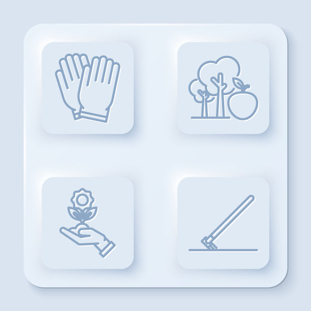 用苹果手摆线园艺手套树图片下载