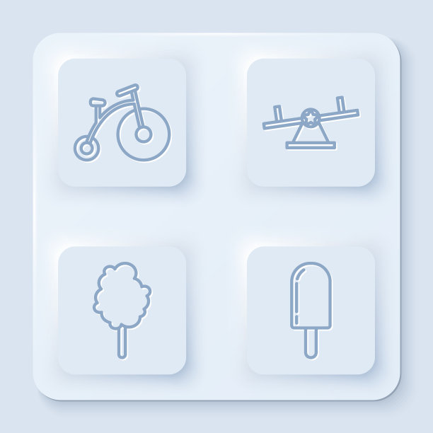 设定线古董自行车与一个大车轮和图片下载