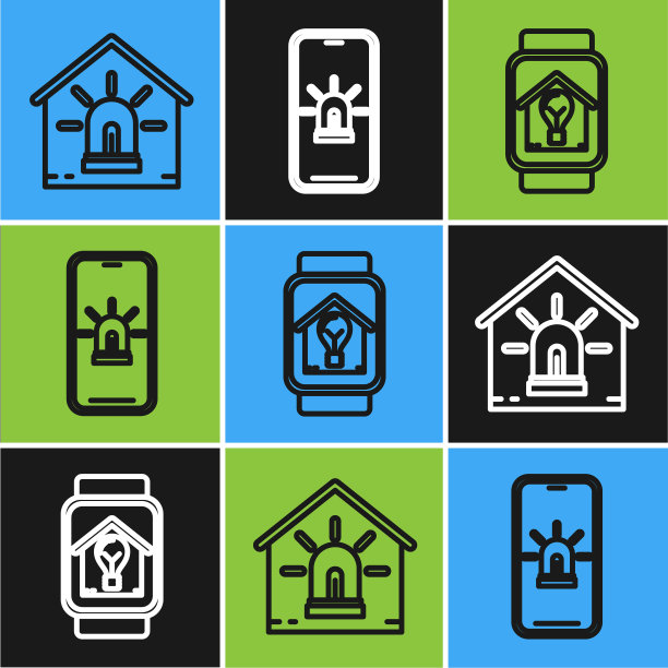 配线智能家居和报警智能手表图片下载