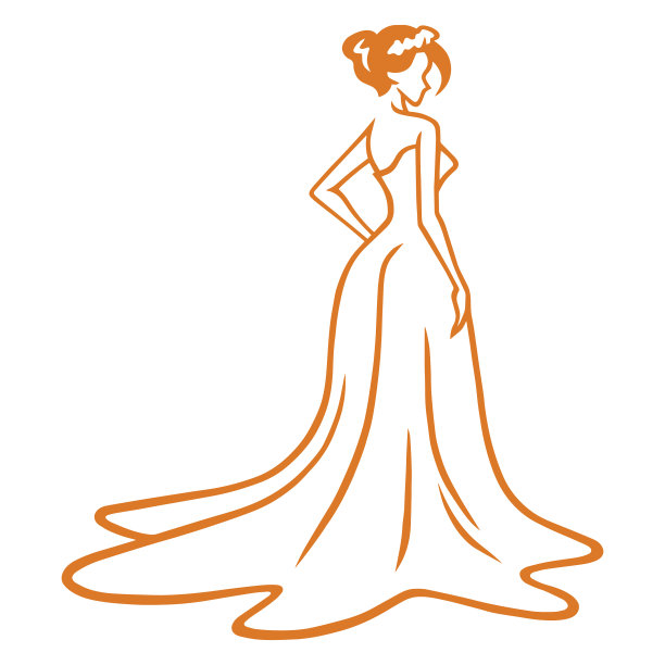 婚纱服饰美容精品婚礼标志图片下载