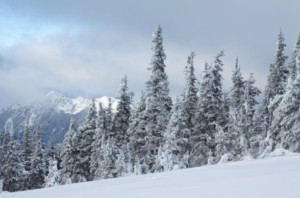 白雪覆盖的飓风脊图片下载