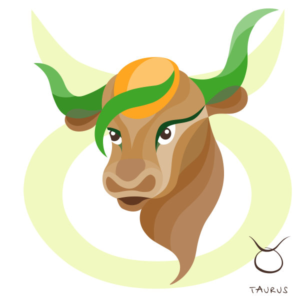 黄道十二宫金牛座是骑牛的星座图片下载