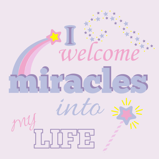 美丽的文字，我欢迎奇迹进入我的世界图片下载