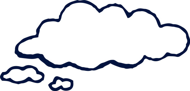 线性云或语音图标股票隔离上图片下载