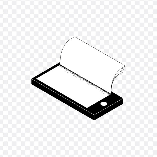 白色的手机和日记笔记本图片下载