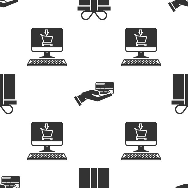 套礼盒人手握信用卡图片下载