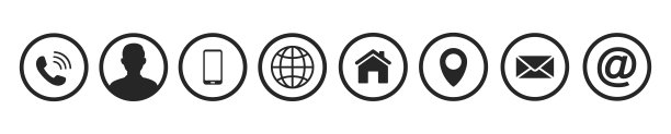 联系我们图标：Web图标集矢量素材图片下载