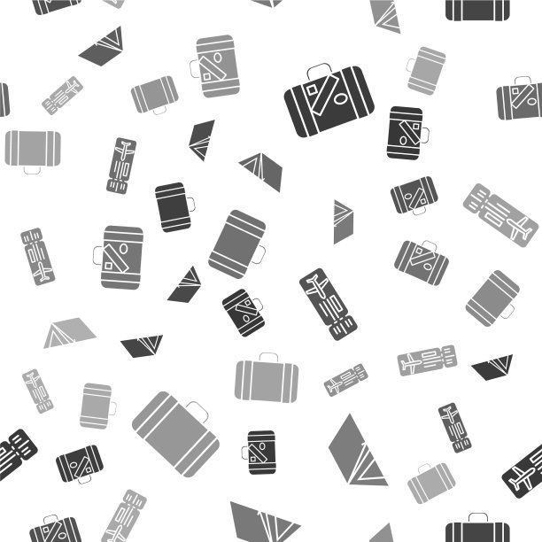 旅游旅行箱和贴纸旅游帐篷图片下载