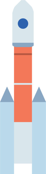 航天飞机平面风格的图标图片下载