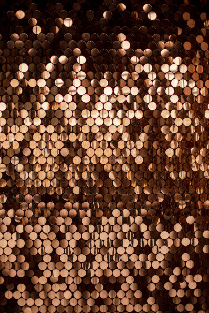 金色圆圈图案抽象背景图片下载