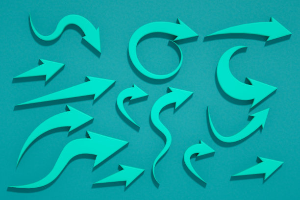 3 d箭头背景图片下载