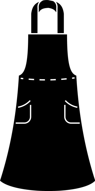 棉围裙图标简单的风格图片下载
