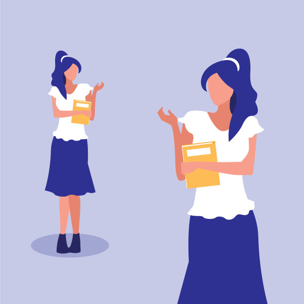 漂亮的女孩用笔记本做模特图片下载