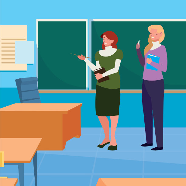 女教师在教室里配对图片下载