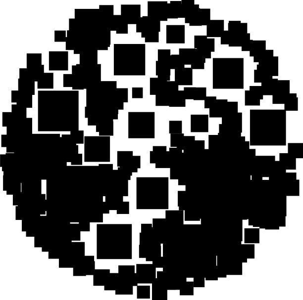 圆形几何图案抽象灰度图片下载