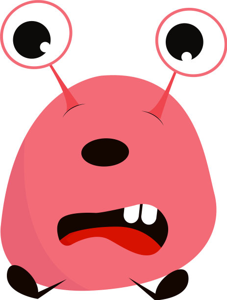 粉红色的座位怪物或颜色图片下载