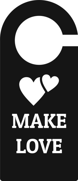 让爱的房间标签图标简单的风格图片下载