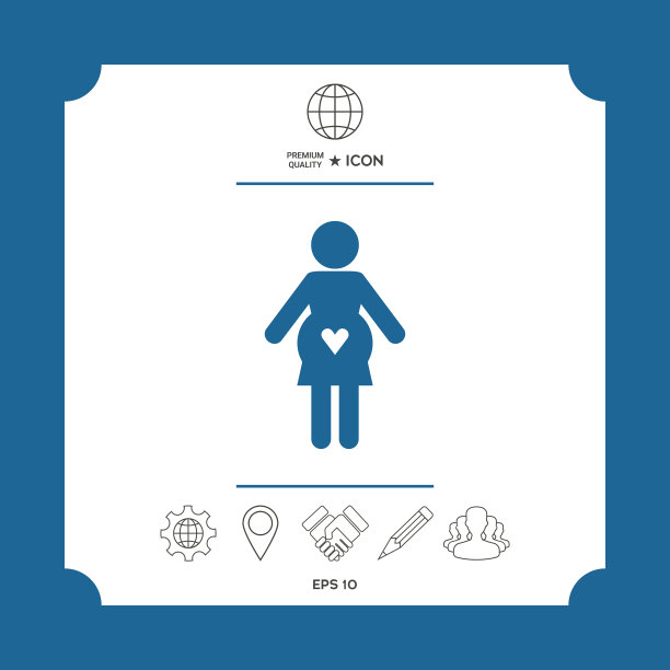 孕妇偶像与心图片下载