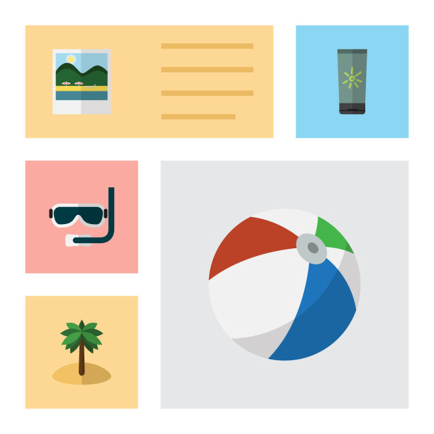 扁热套提醒球椰子和图片下载