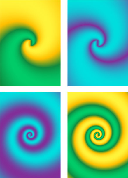 一套创造性的流体封面背景图片下载