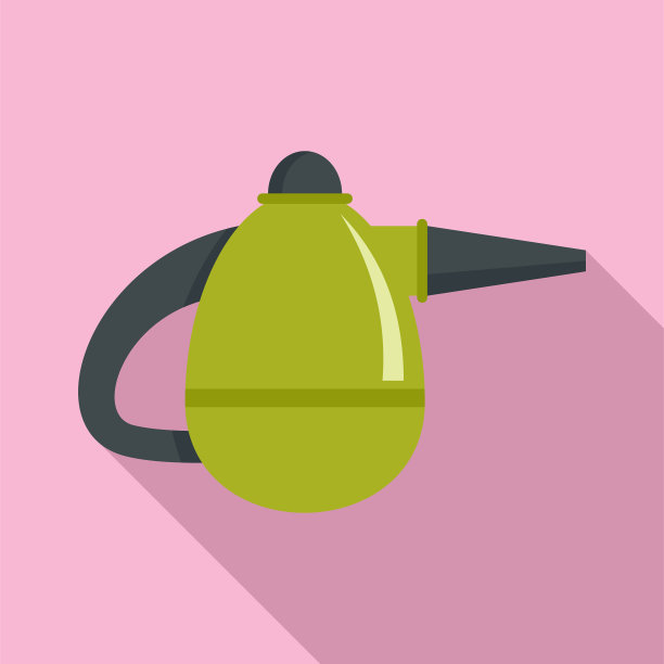 小手真空吸尘器图标平面风格图片下载