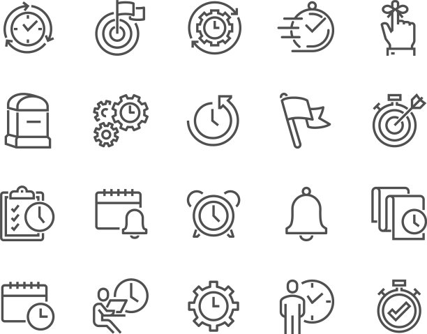 线路时间管理图标图片下载