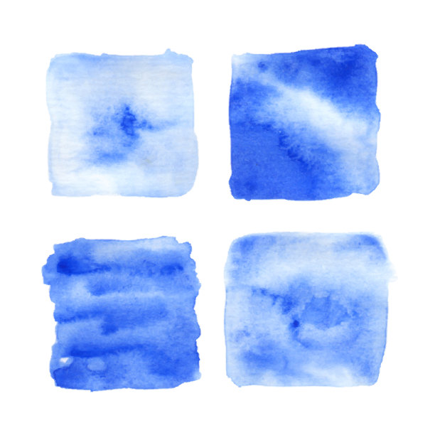 一套水彩纹理上的白色图片下载