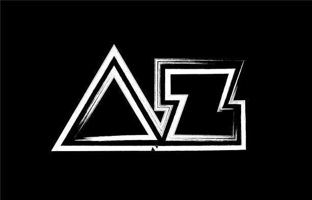 垃圾黑白色字母图片下载