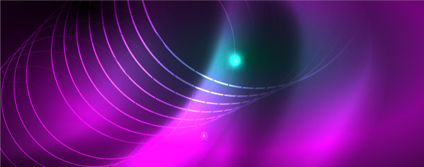 闪闪发光的设计背景霓虹风格线条图片下载