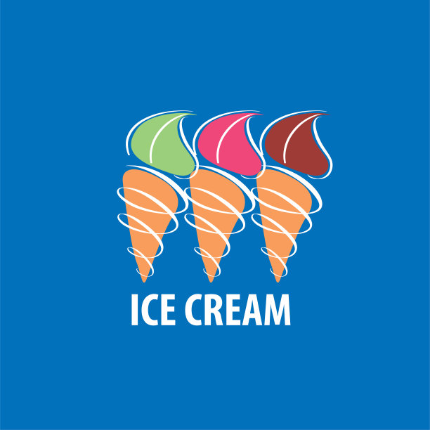 标志的冰淇淋图片下载