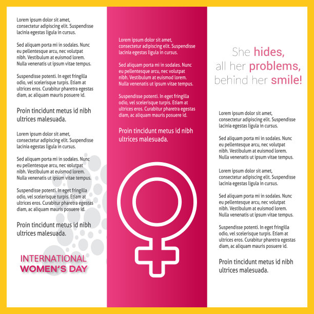 3月8日标志设计与国际妇女节图片下载
