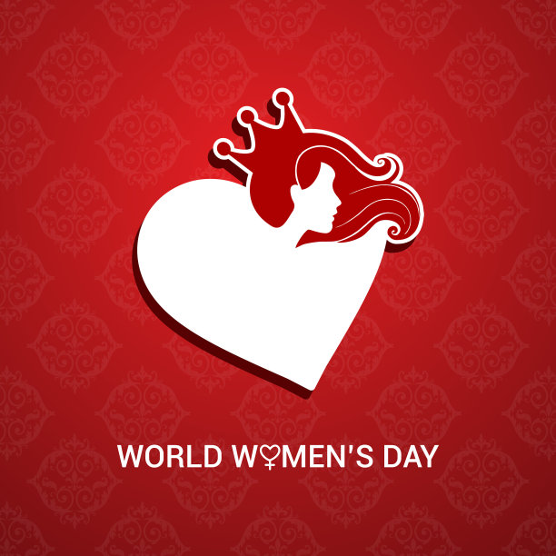 3月8日标志设计与国际妇女节图片下载