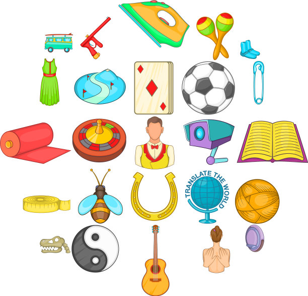 卡牌游戏图标设置卡通风格图片下载