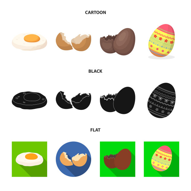 孤立物体象和亚洲标志的集合图片下载